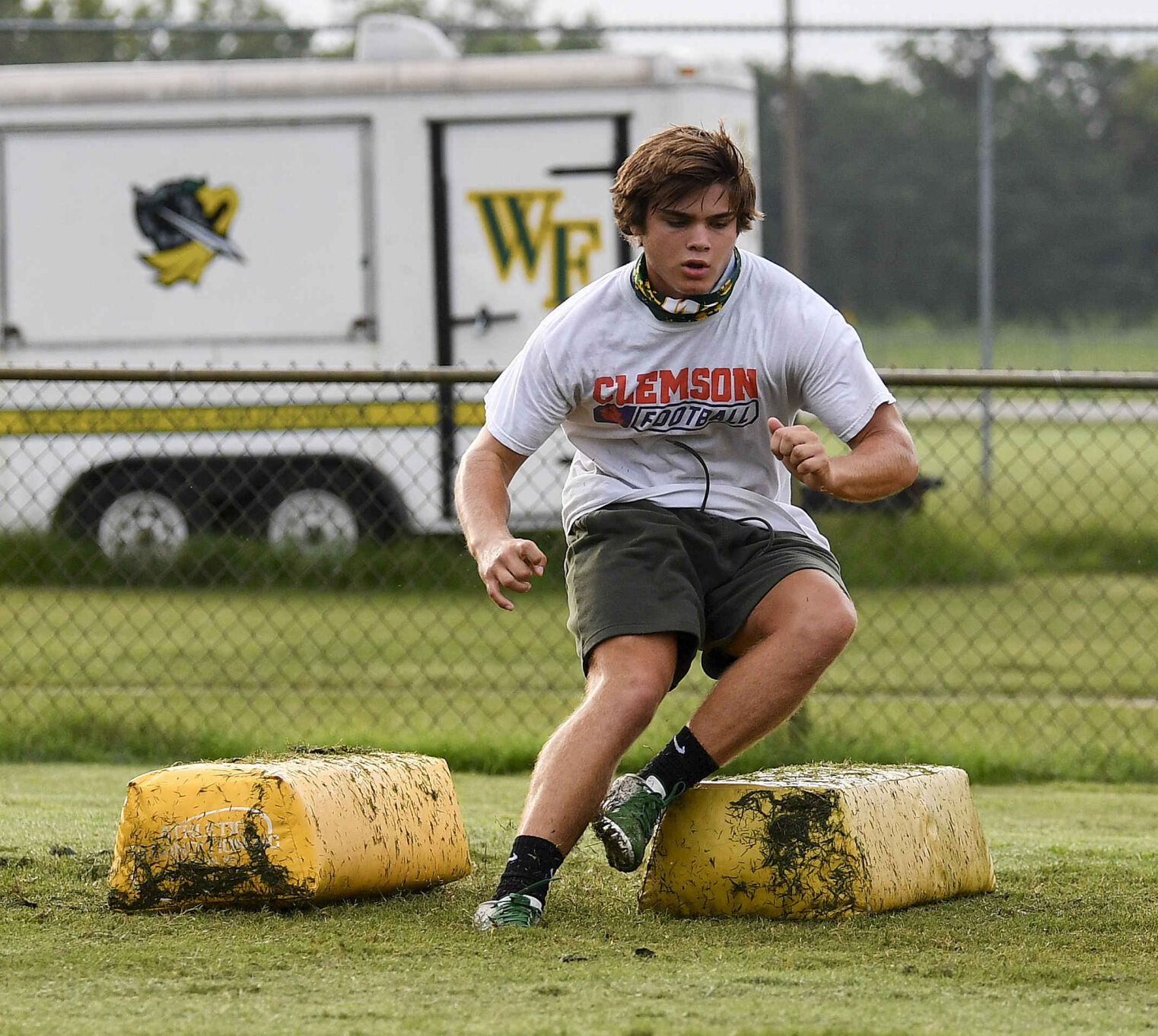West Florence High School football practice